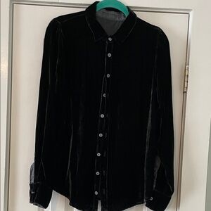 CP Shades Black Velvet Shirt XS